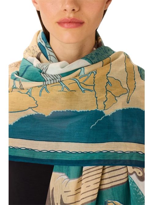  Inoui Editions | SCARF100-JARDINTURQUOISE